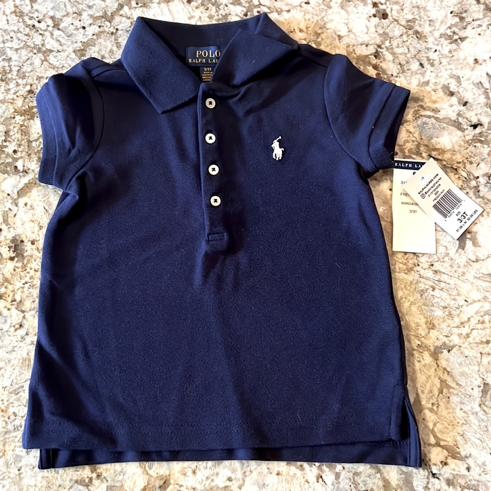 Toddler Navy Polo Shirt